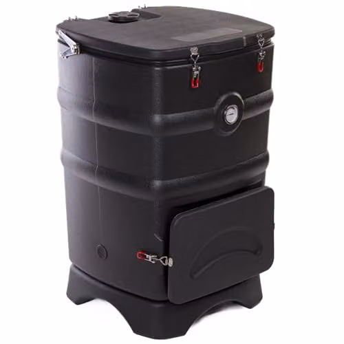 Garden Gear Bio-Heat 110L Thermal Composter in Black with Carbon Filtration, External Thermometer and Ventilation System – 1