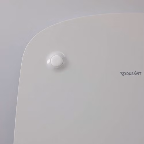 Duravit DuraStyle Soft Close Toilet Seat in White, Urea Thermoset with Stainless Steel Hinges, Elongated Version – 2