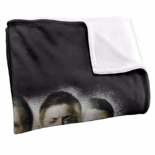 LOGOVISION Supernatural Sam Dean Crowley Castiel Between Darkness Super Soft Fleece Throw Blanket, Multicolour, W: 91 cm, D: 147 cm – 2