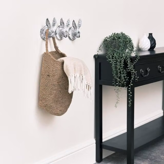 Melody Maison Jute Hanging Basket in Brown, W: 36 cm, H: 28 cm – 1
