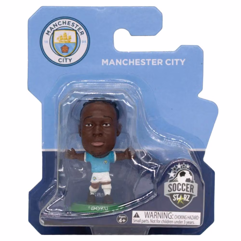 Manchester City FC Jérémy Doku Soccerstarz Figurine, Multicolour Plastic Tabletop Collectible – 2