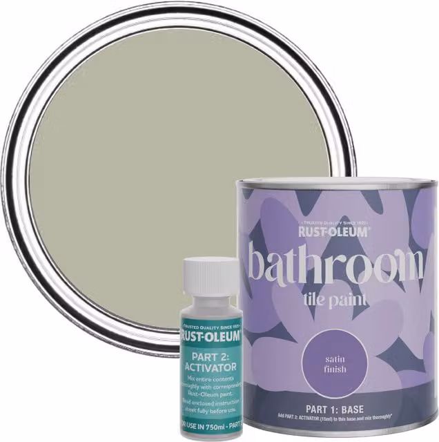 Rust-Oleum Bathroom Tile Paint in Satin Finish, Tanglewood Brown, 0.75 l