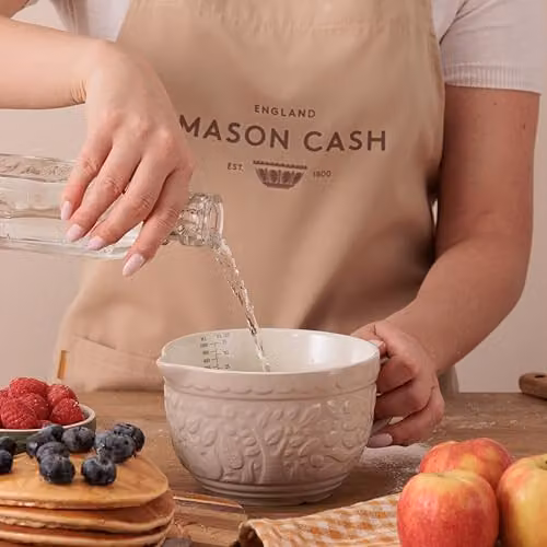 Mason Cash in the Forest Stoneware Measuring Jug, 1 Litre, White or Grey – 2