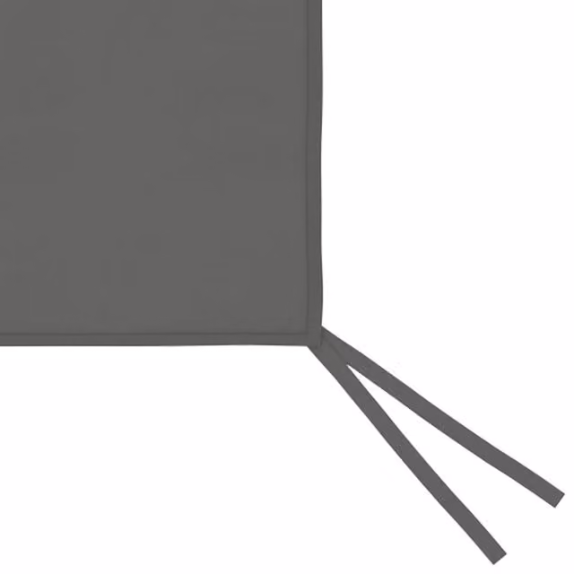 Berkfield Home Gazebo Sidewall with Windows, Anthracite Grey, W 4 m x D 2 m
