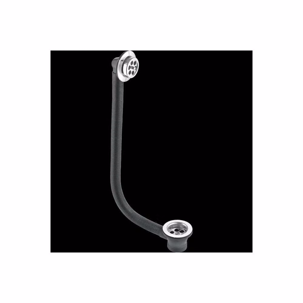 McAlpine 1.25 inch Bath Combined Waste and Overflow FBW1PC in Silver – 2