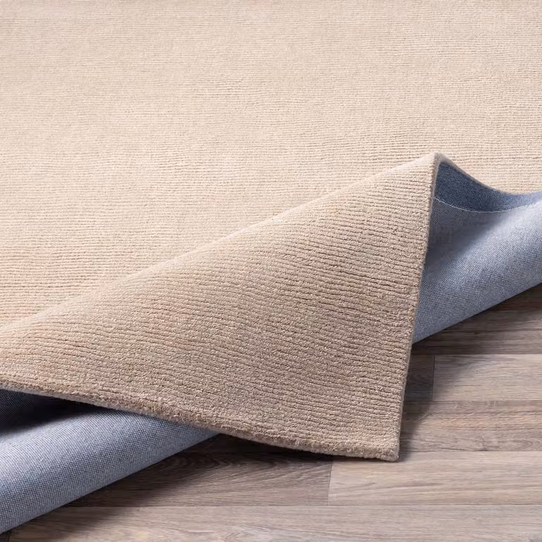 Livabliss Mystique Hand Loomed Modern Wool Rug in Green, Blue and Beige, W: 185 cm, D: 275 cm