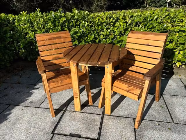 Charles Taylor Trading Thatcham Two Seat Diner Set in Brown