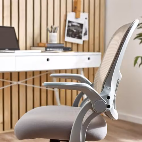 Julian Bowen Juno Grey Mesh Task Chair, H 104.5 x W 63.5 x D 60 cm – 4