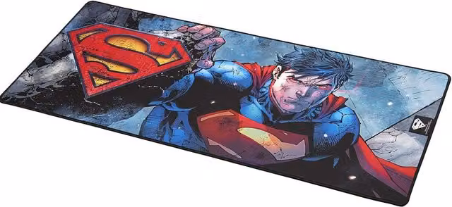 Subsonic Superman XXL Mousepad in Red and Multicolour