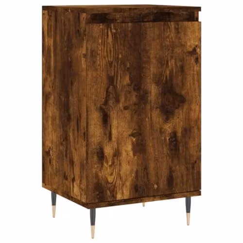 vidaXL Modern Sideboard in Smoked Oak, W/D/H: 40 x 35 x 70 cm