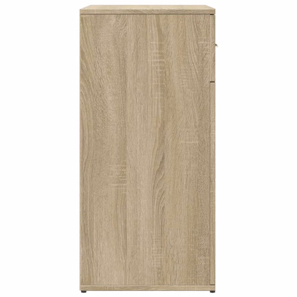 Berkfield Home Set of 2 Sonoma Oak Sideboards in Light Tan, W/D/H: 79 x 38 x 80 cm – 2