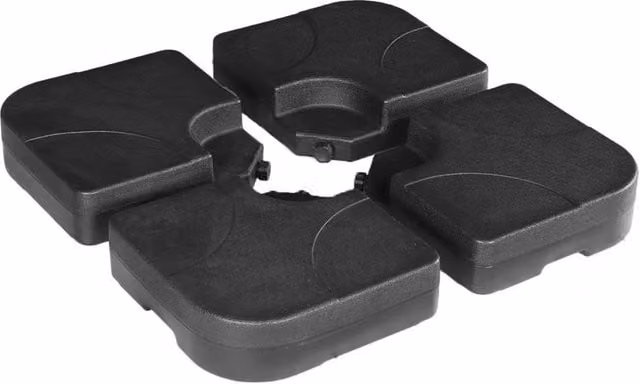 sweeek Black Parasol Weight Slabs, W/D: 50 x 50 cm