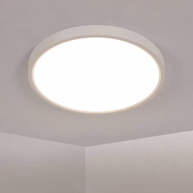 COMELY Round LED Ceiling Light, 36W, 5000K Cool White, White – 1