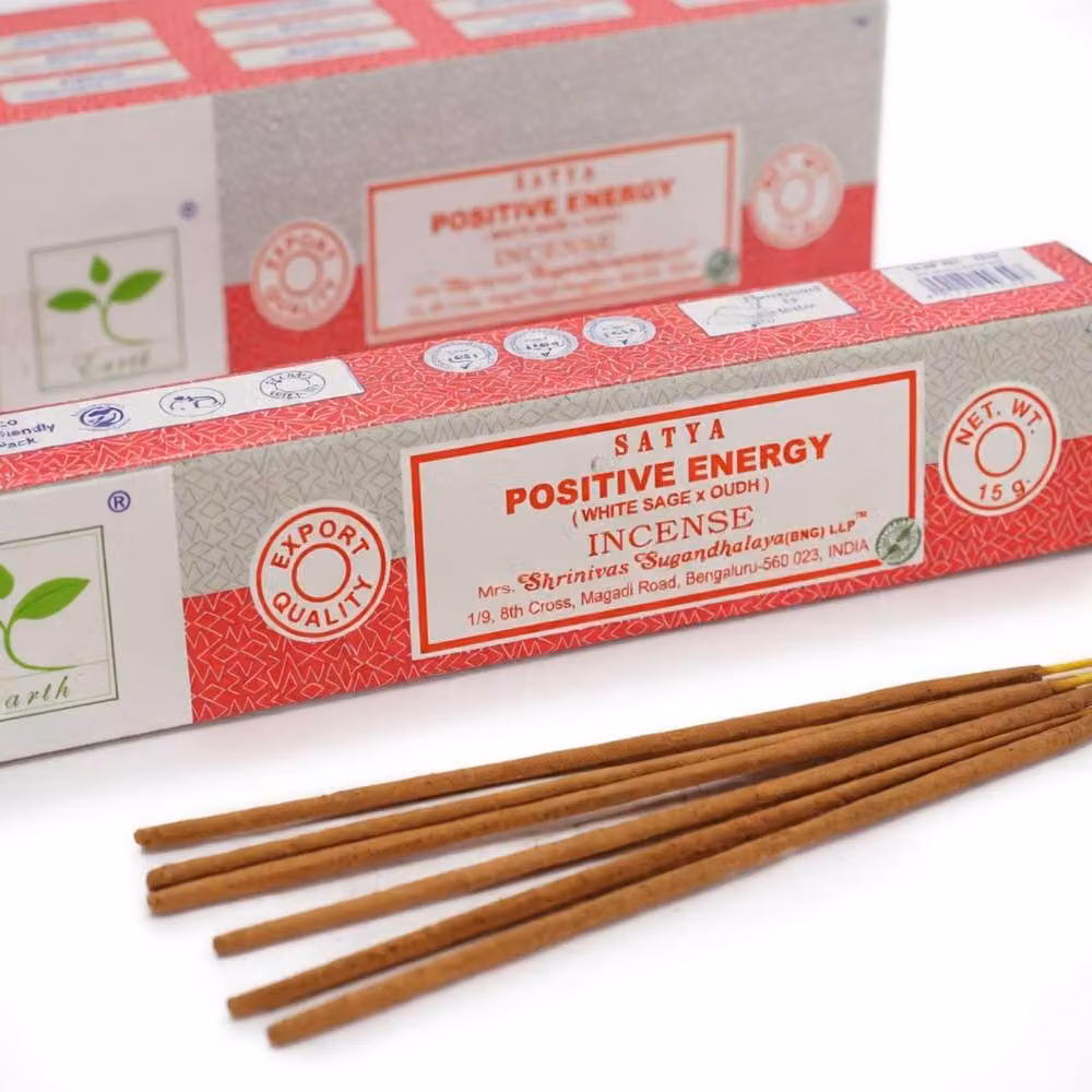 KDMD Satya Positive Energy White Sage and Oudh Incense Sticks in Brown – 2