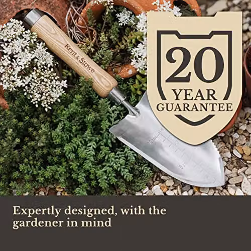Kent & Stowe Capability Stainless Steel Garden Trowel in Silver and Grey – 3