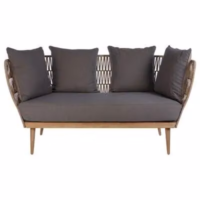 Fifty Five South Scandinavian Grey Rope Sofa – 5