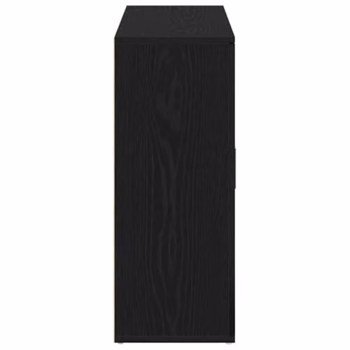 vidaXL Modern Black Oak Sideboard in MDF, W/D/H: 91 x 29.5 x 75 cm – 6