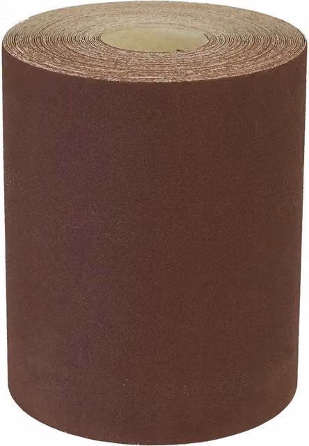 Loops Aluminium Abrasive Sanding Roll for Orbital Sanders, 180 Grit, Extra Fine, W: 11.5 cm, L: 10 m – 1