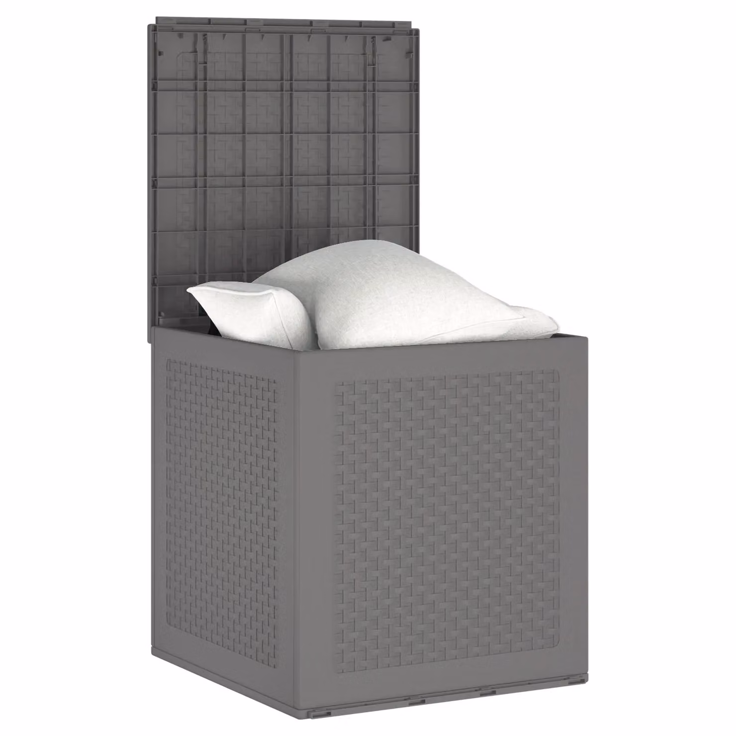 Berkfield Home Garden Storage Box in Light Grey, W/D/H: 55 x 53 x 57 cm – 3