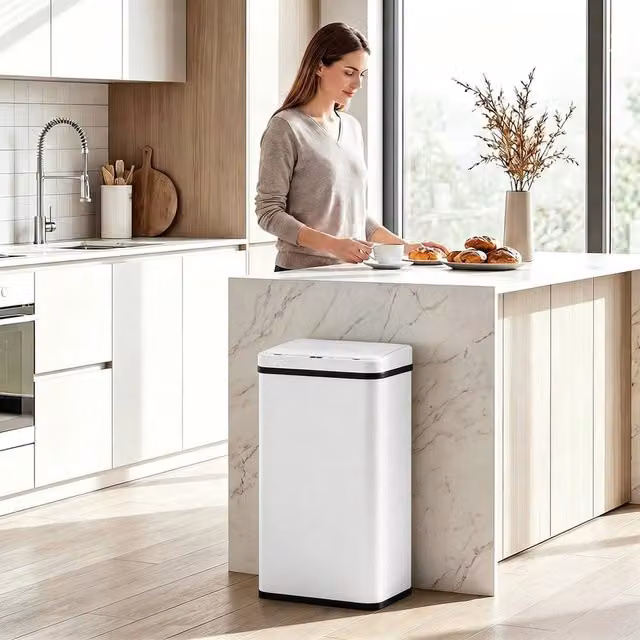 EONLION White Sensor Kitchen Bin – 1