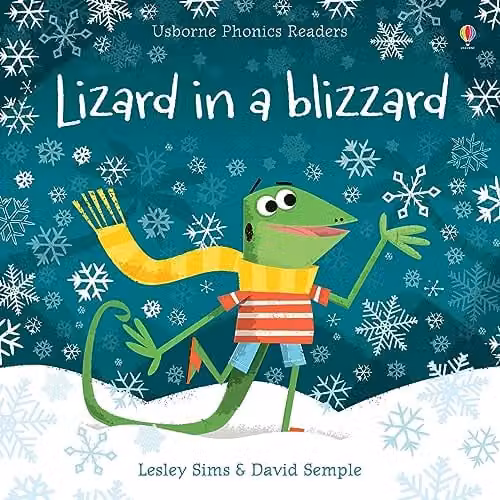 Usborne Lizard in a Blizzard Phonics Readers Multicolour Paper Book