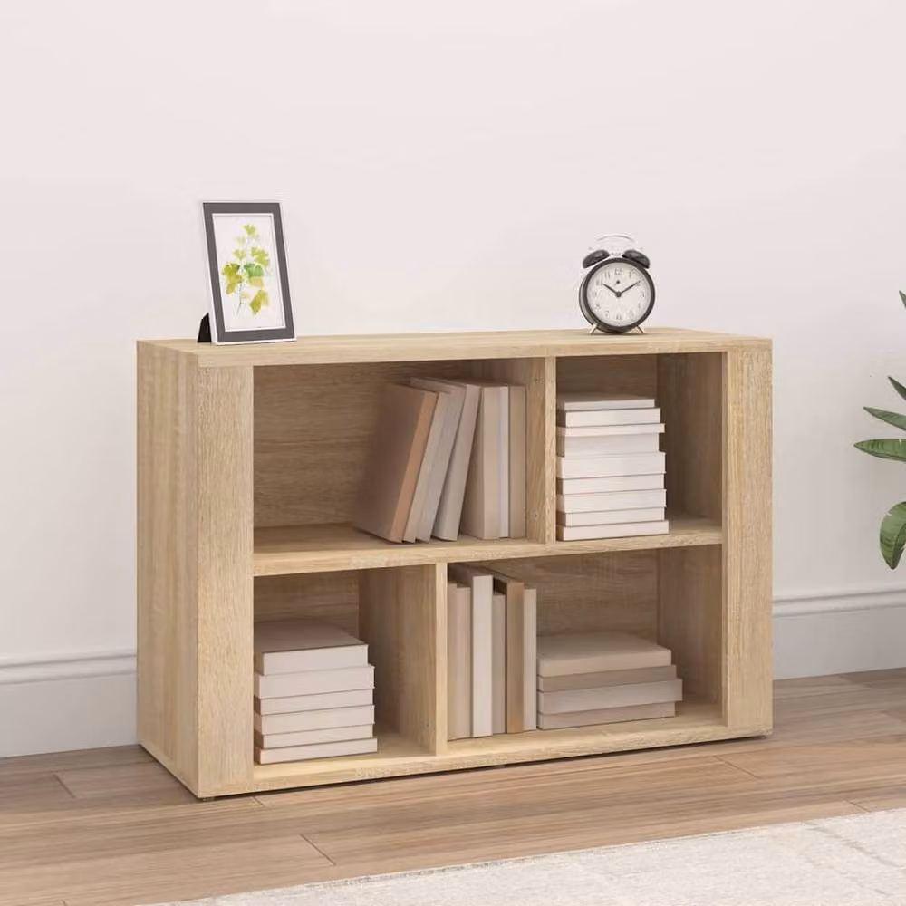 Berkfield Home Sonoma Oak Sideboard in Light Oak, W/D/H: 80 x 30 x 54 cm – 2