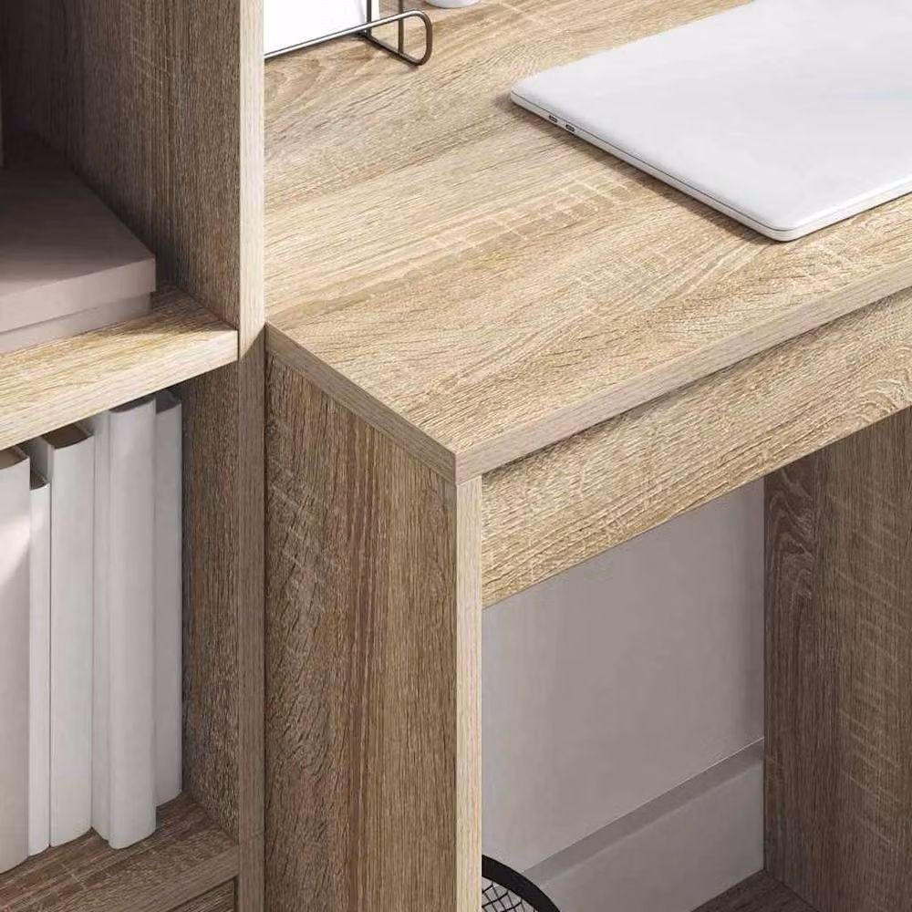 Berkfield Home Computer Desk in Sonoma Oak, Light Brown, W/D/H: 70 x 50 x 76 cm – 2
