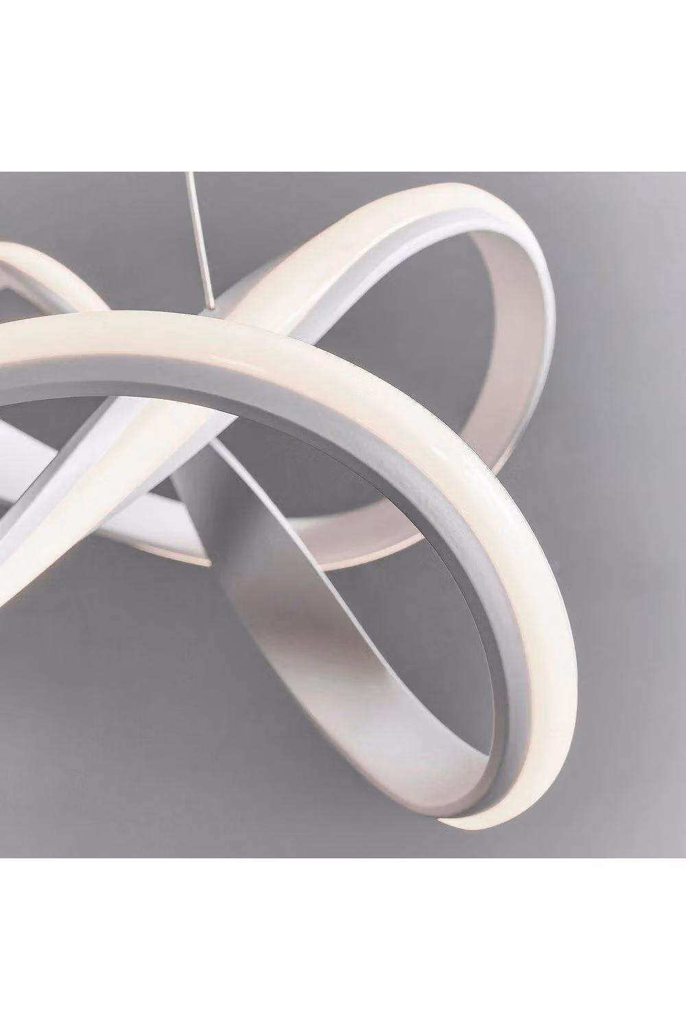 Netlighting Synergy LED Suspended Ceiling Pendant in White Silicone – 3