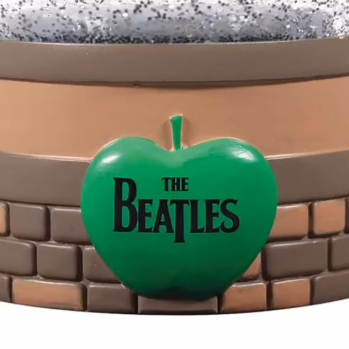 Half Moon Bay The Beatles Abbey Road Glass and Ceramic Snow Globe in Brown and Blue – 3
