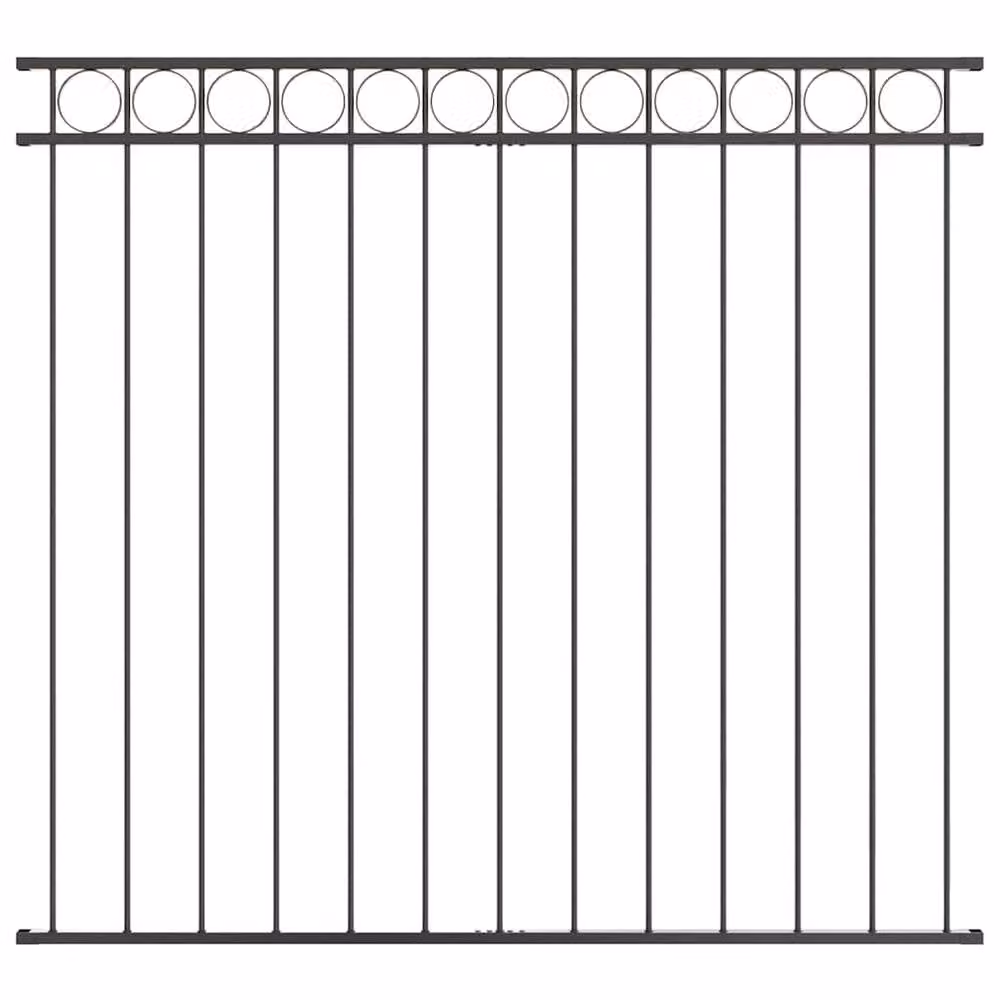 Berkfield Home Grey Steel Fence Panel W: 120 cm, H: 170 cm – 2