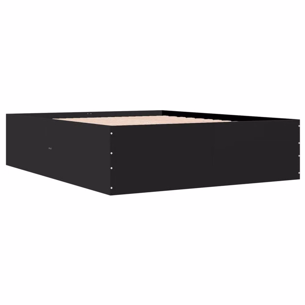Berkfield Home Modern Bed Frame in Black, W/D/H: 150 x 200 cm – 3