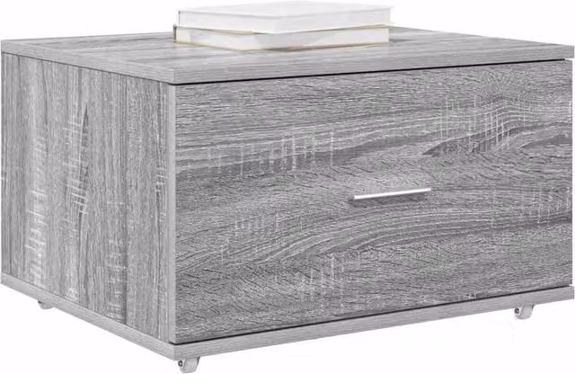 Berkfield Home Traditional Drawer Cabinet in Grey Sonoma Engineered Wood