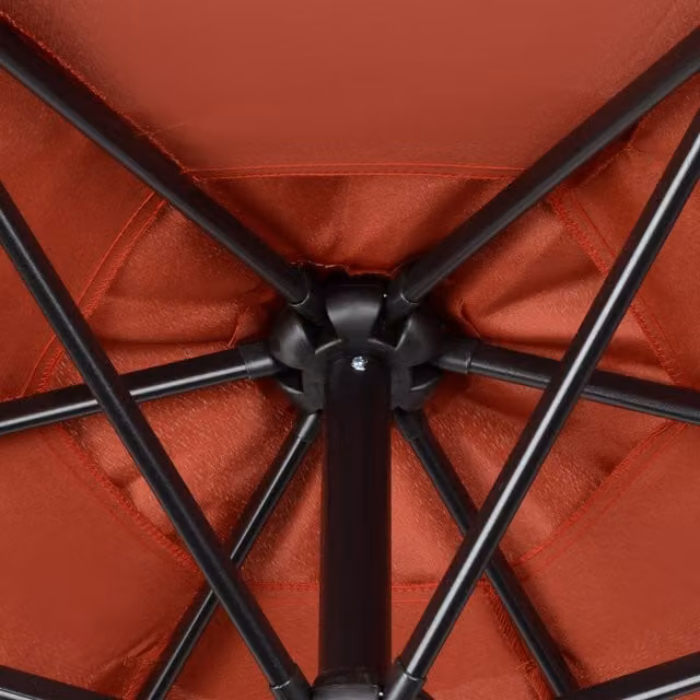 Outsunny 2m Aluminium Patio Parasol Umbrella in Red