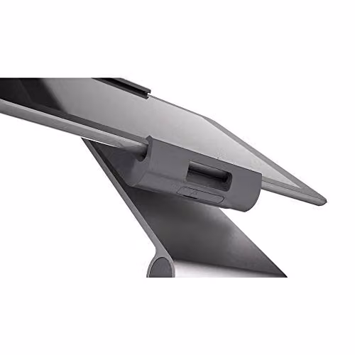 Durable Aluminium Foldable Tablet Holder Desk Stand, Silver – 2