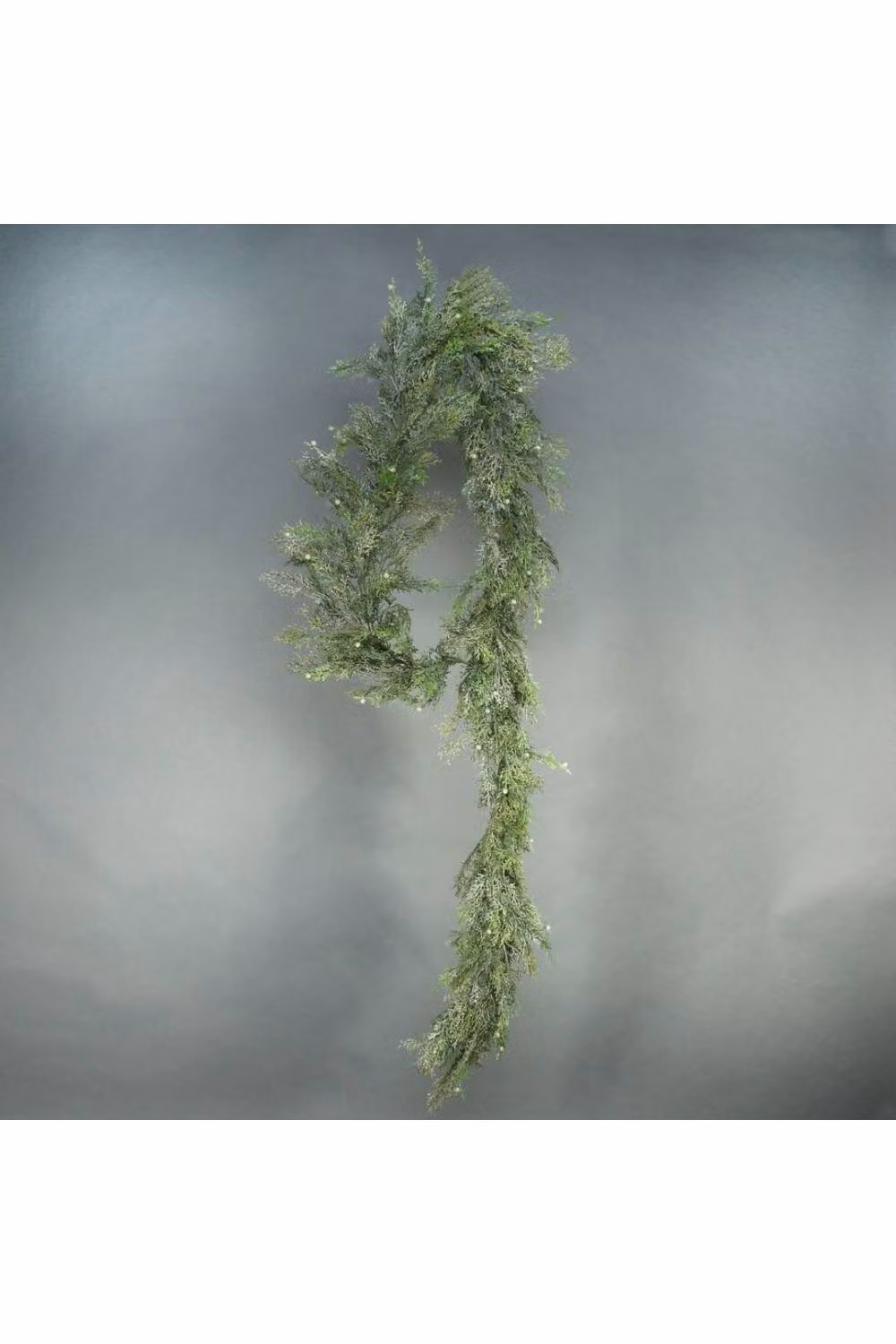 KDMD Zermatt Ice Pine Garland in Green, 190 cm – 2