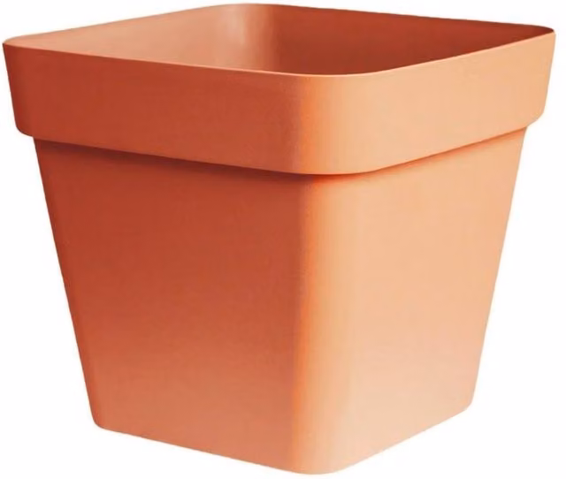 Lemon Pavilion Furniture and Decor Cleo Square Planter, Terracotta – 1