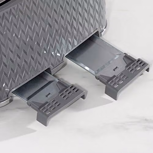 Daewoo Argyle Collection 4 Slice Toaster with Defrost, Reheat and Browning Control, Grey – 3