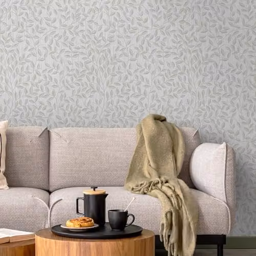 Graham & Brown Superfresco Willow Leaf Sage Botanical Floral Wallpaper in Green – 2