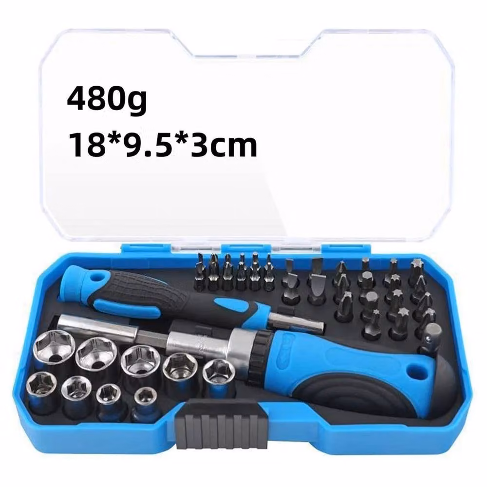 NESTLUNE 44-in-1 Magnetic Ratchet Screwdriver Socket Bit Set, Blue – 2