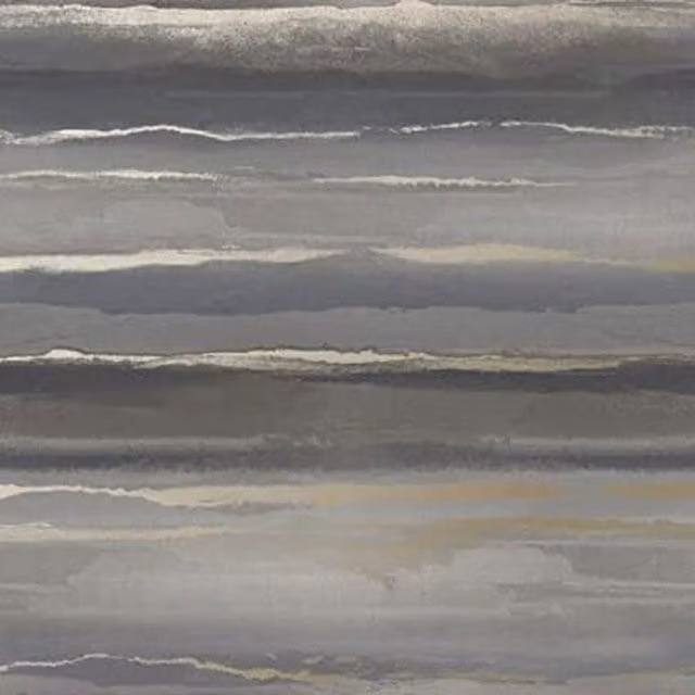 Sophie Laurence Horizon Storm Grey Striped Textured Wallpaper, Grey