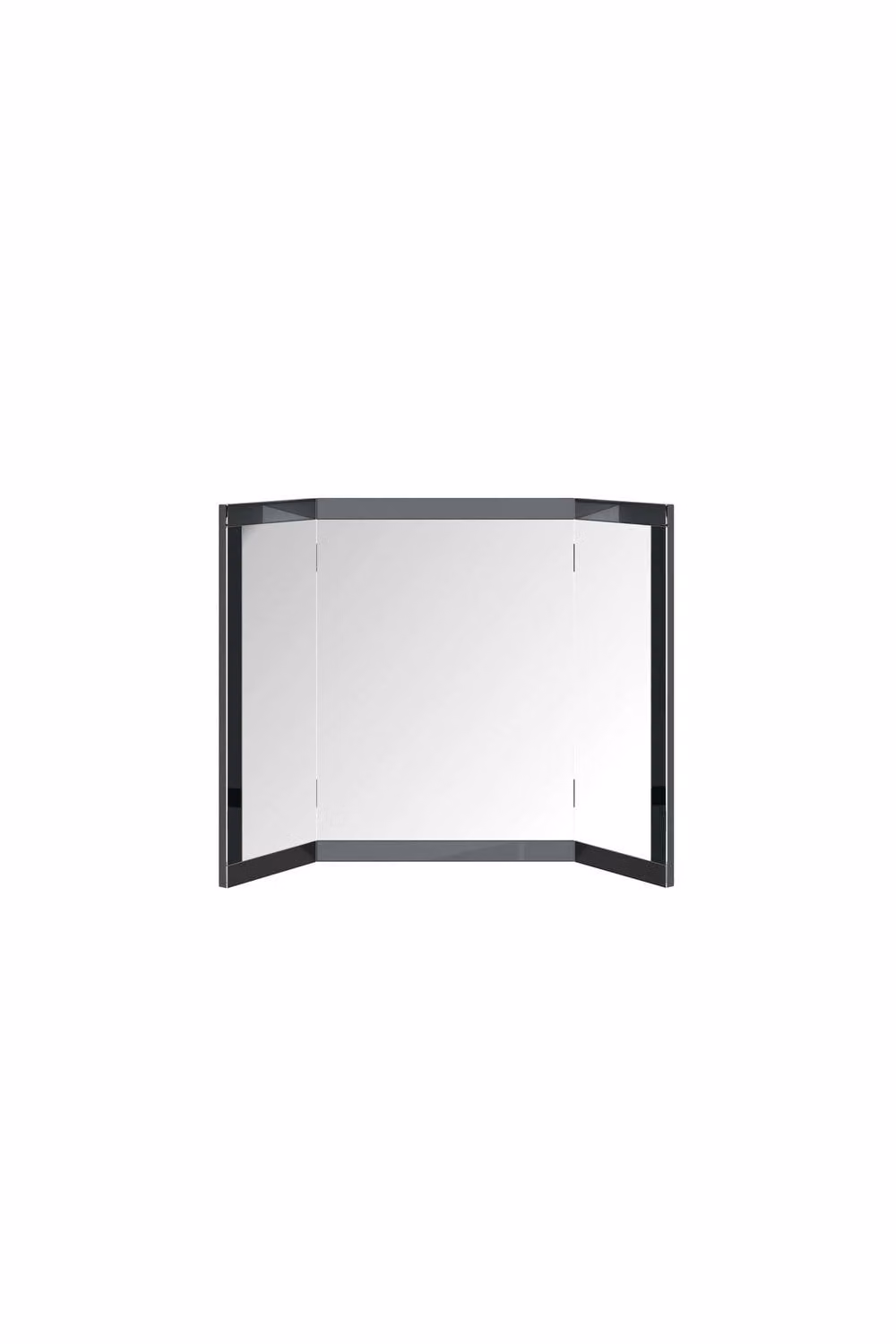 Birlea Liberty Medium Rectangular Tabletop Dressing Table Mirror in Grey Glass