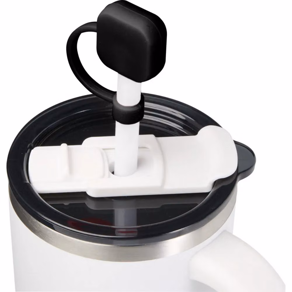 Floso Sip Silicone Straw Protector in Black – 3