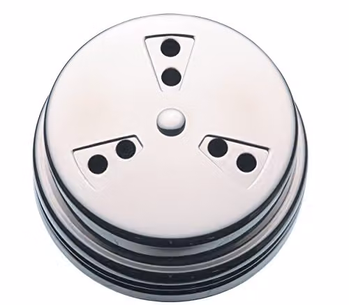 KitchenCraft Adjustable Stainless Steel Icing Sugar, Chocolate and Flour Shaker, Silver, W: 6 cm, D: 9 cm – 2