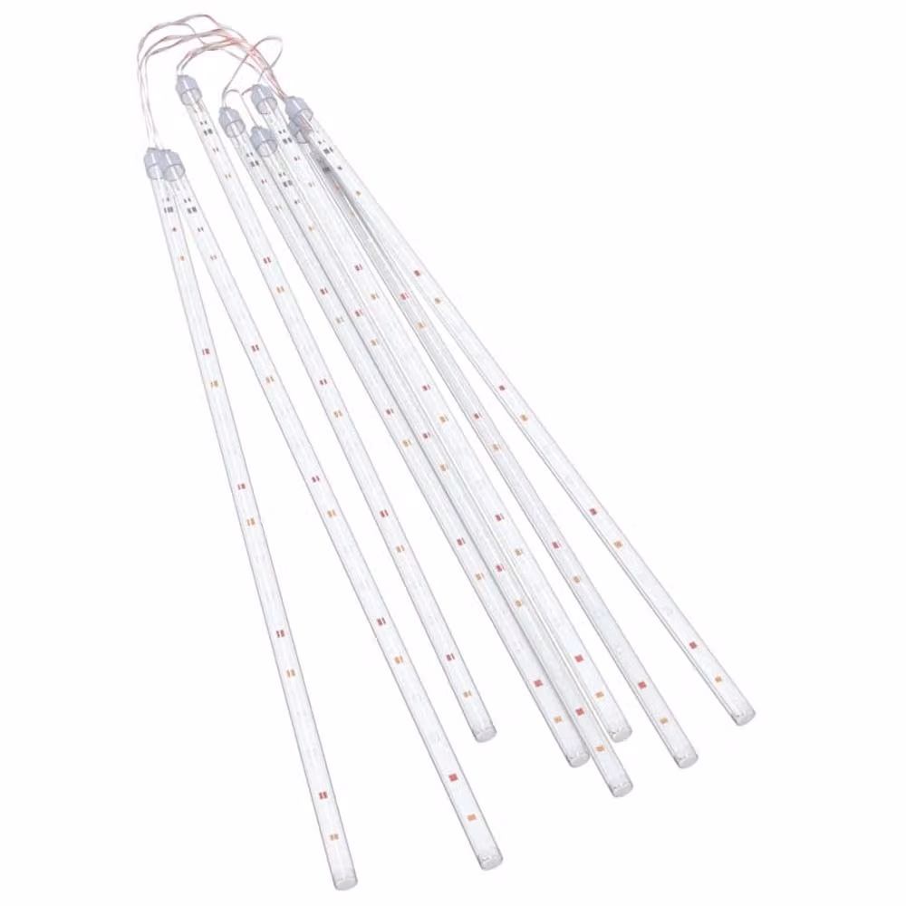Berkfield Home Meteor Icicle Lights, 8 Piece Multicolour LED Set with 288 LEDs, Length: 50 cm – 2