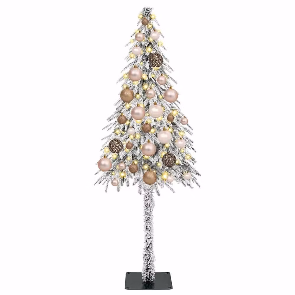 Berkfield Home White Christmas Tree with 150 LEDs, Height: 120 cm – 3