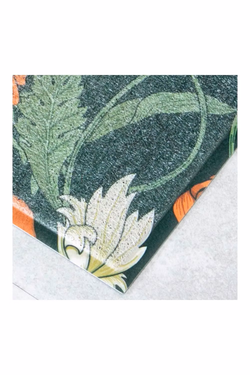 Artsy Mats Red Flower William Morris Pattern Indoor Outdoor Doormat, W/D: 70 x 40 cm – 2