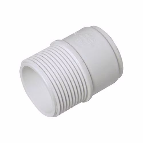 FloPlast 32mm Solvent Weld White Male Iron Coupling