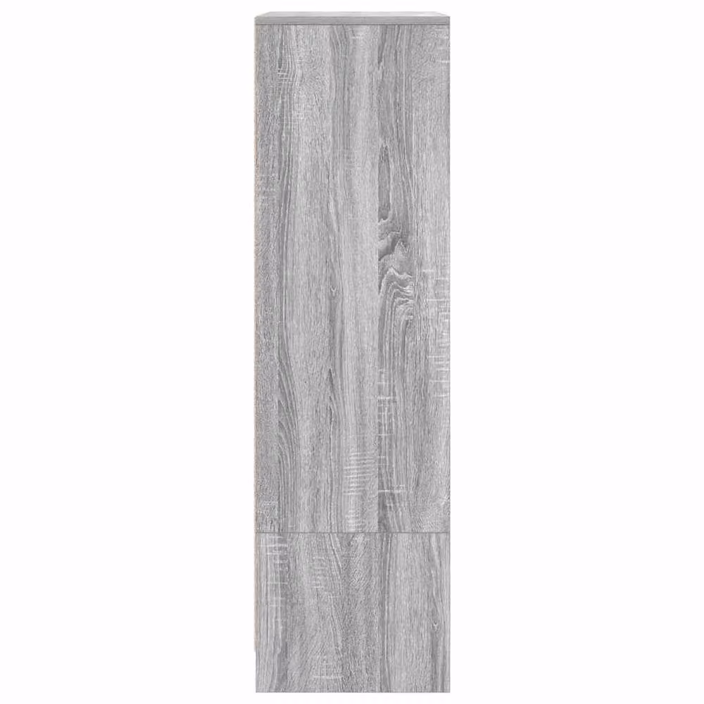 Berkfield Home Grey Sonoma Freestanding Cabinet with Drawer and Hinged Doors, W: 55.5 cm, D: 34 cm, H: 119.5 cm – 2
