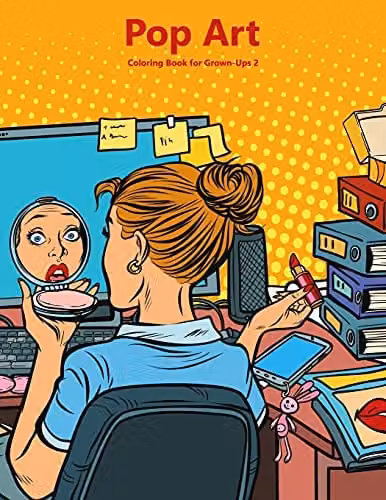 Pop Art Coloring Book for Grown-Ups 2: Volume 2 by Createspace, Multicolour
