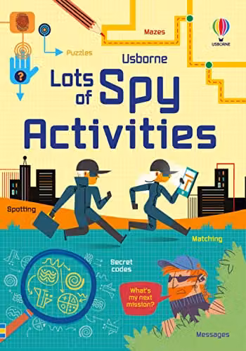 Usborne Lots of Spy Activities by Kate Nolan, Multicolour Paperback Book – 1
